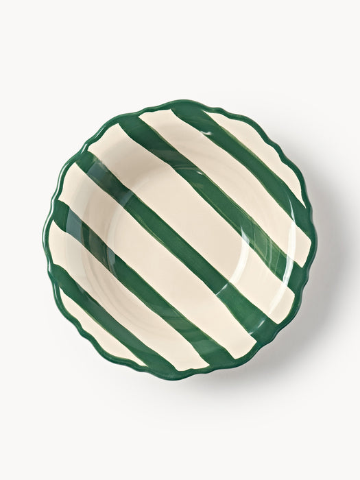 Hand-Painted Soup Plates Donald Set of 4