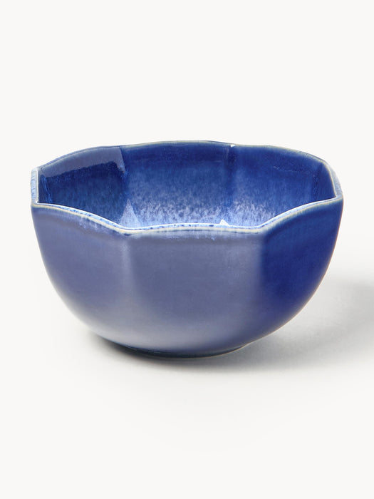 Handmade Bowls Vinci with Reactive Glaze Set of 4