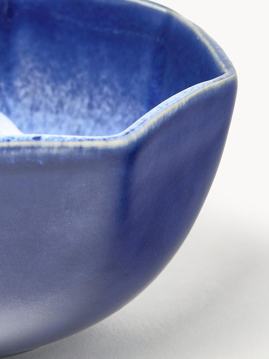 Handmade Bowls Vinci with Reactive Glaze Set of 4