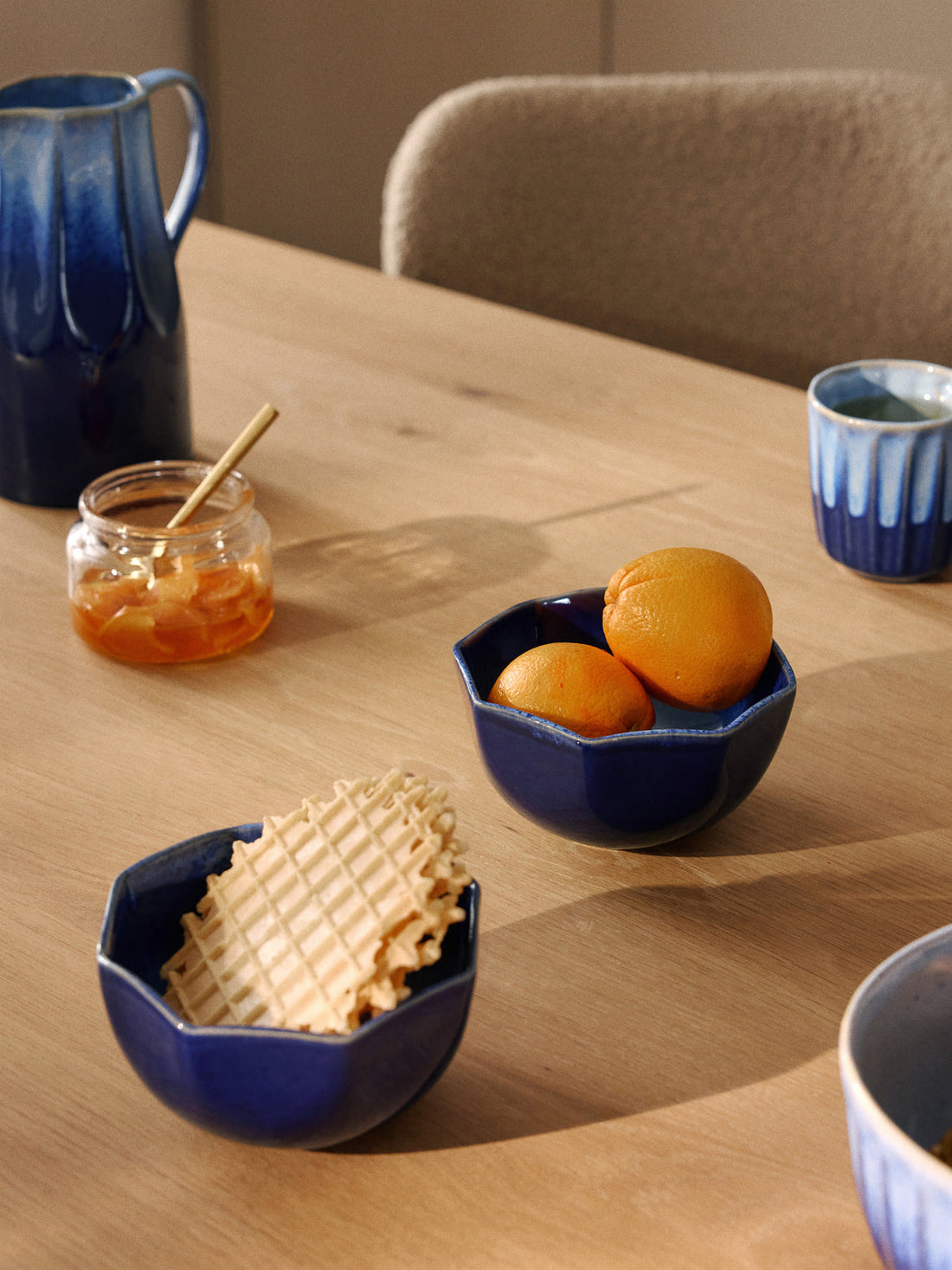 Vinci Handmade Bowls with Reactive Glaze, Set of 4