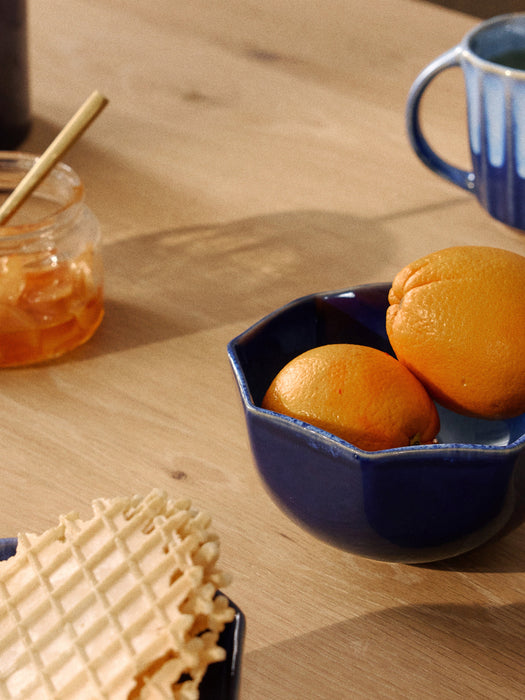 Handmade Bowls Vinci with Reactive Glaze Set of 4