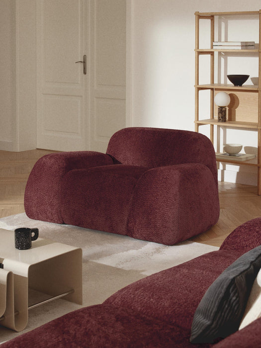 Wolke Teddy-BouclÃ© Lounge Chair