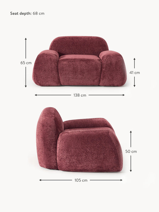 Teddy-Boucl Lounge Chair Wolke