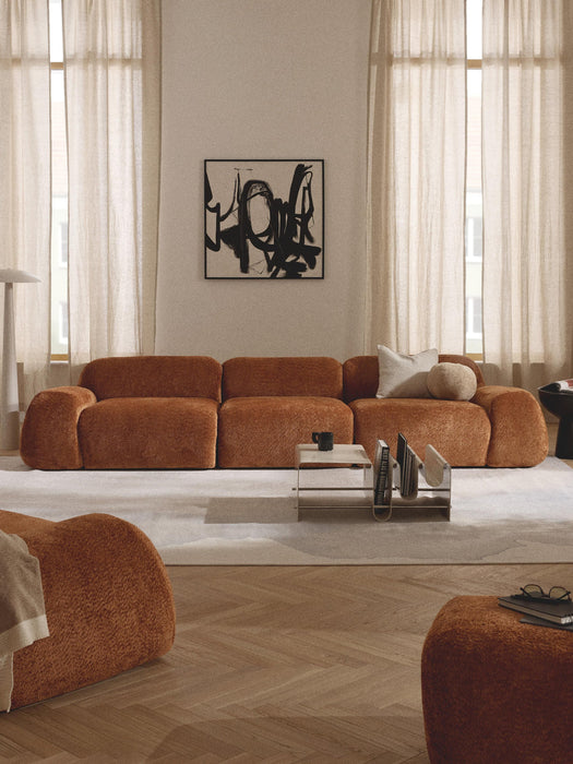 Wolke Modular Teddy Bouclé Sofa (4-seater)