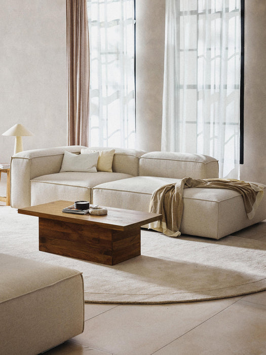 Lennon Linen Blend Modular Chaise