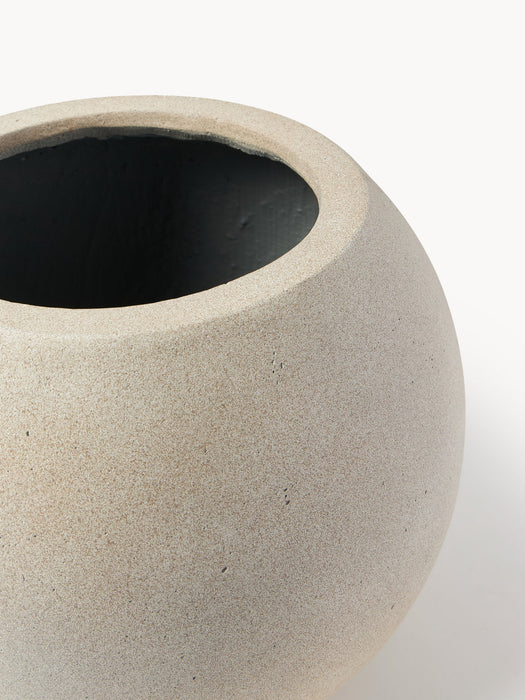 Tuscany Outdoor Concrete Cover Pot, H 21 cm