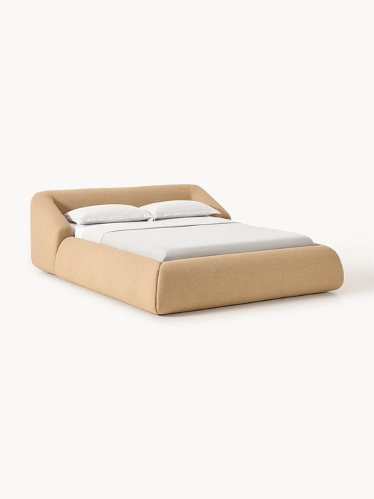 Upholstered Boucl Bed Sofia