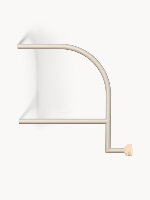 Disa Wall-Mounted Coat Rack with Travertine Hooks