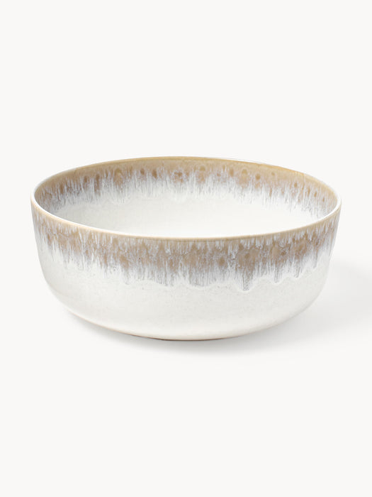 Handmade Salad Bowl Danza with Reactive Glaze
