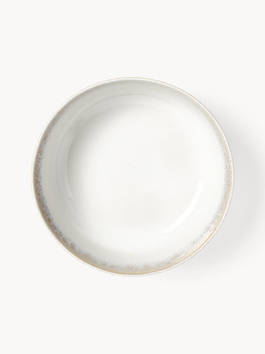 Danza Handmade Salad Bowl with Reactive Glaze