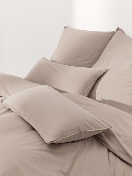Washed Cotton Percale Duvet Cover Debbie
