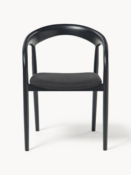 Camille Ash Wood Dining Chair with Seat Cushion