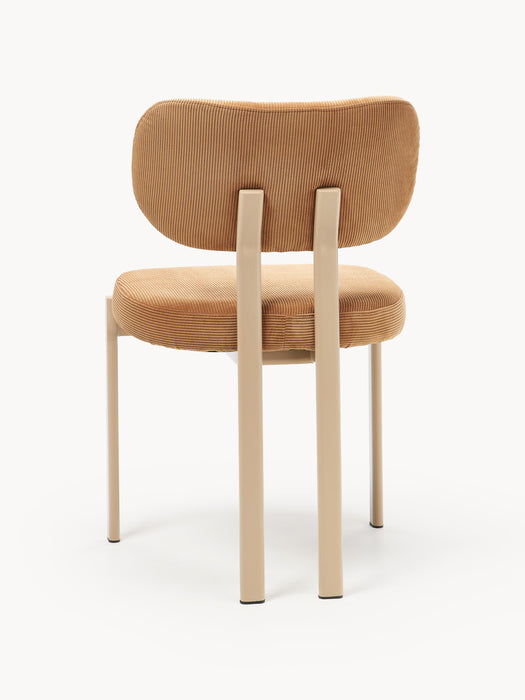 Upholstered Corduroy Dining Chair Adrien