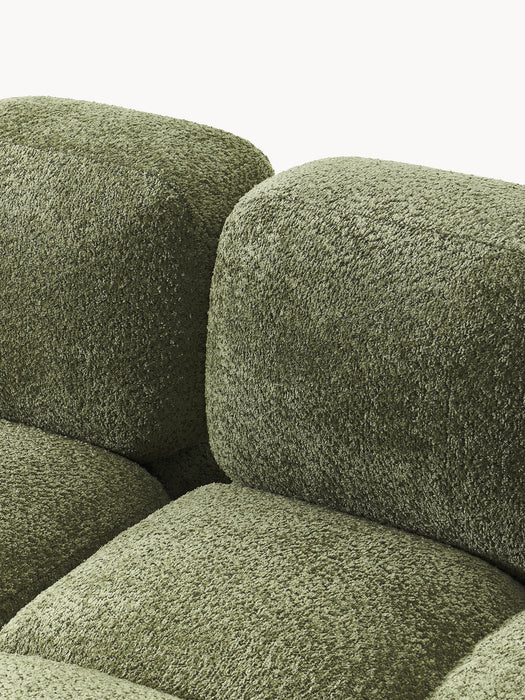 Modular Teddy-Boucl Sofa Tayla 4-seater
