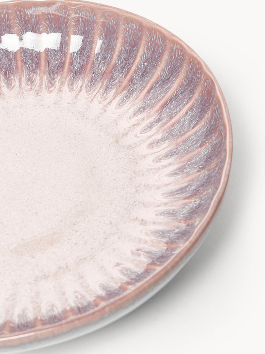 Vinci Handmade Soup Plates with Reactive Glaze, Set of 4