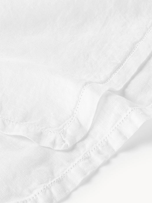 Larissa Linen Tablecloth with Hemstitch