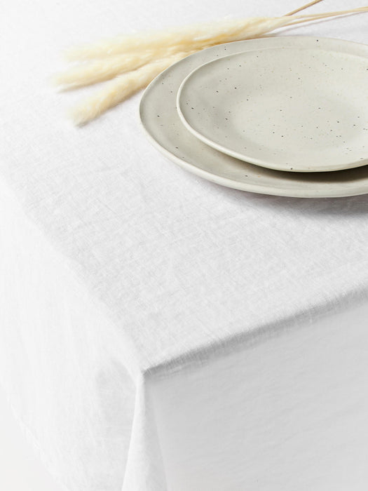 Larissa Linen Tablecloth with Hemstitch