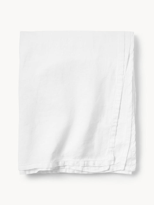 Larissa Linen Tablecloth with Hemstitch