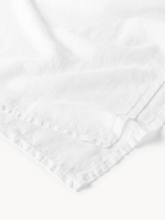 Larissa Linen Tablecloth with Hemstitch