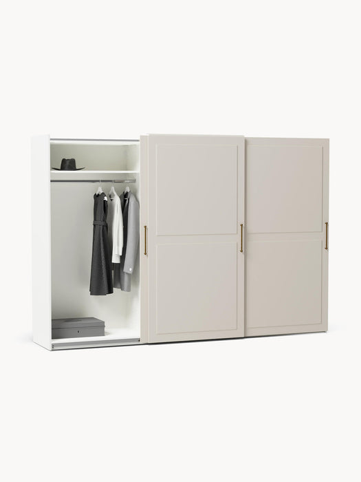 Charlotte Modular Sliding Door Wardrobe, 300 cm Wide, in various sizes