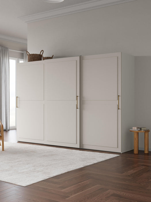 Charlotte Modular Sliding Door Wardrobe, 300 cm Wide, in various sizes