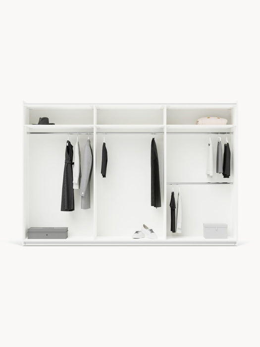 Charlotte Modular Sliding Door Wardrobe, 300 cm Wide, in various sizes