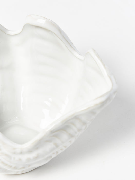 Decorative Reactive Glaze Bowl Mar in Shell Shape W 18 cm