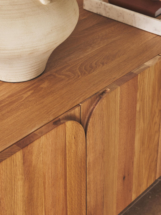Oak Wood TV Stand Cadi