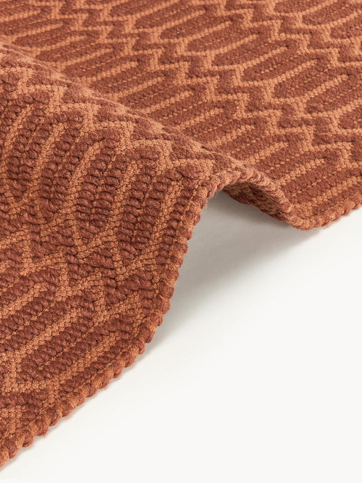 Rune Hand-Woven Indoor & Outdoor Runner with Geometric Pattern