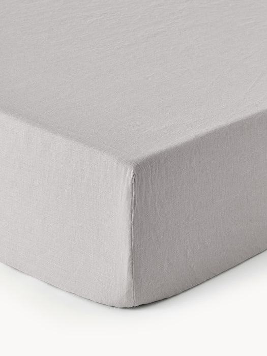 Fitted Sheet Airy Washed Linen