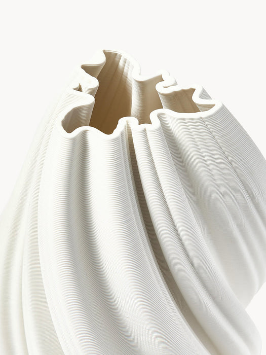Melody 3D Printed Porcelain Vase, H 42 cm