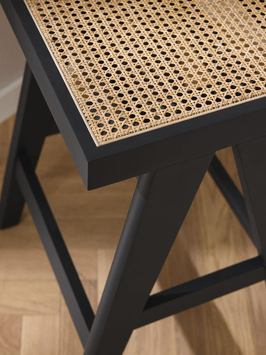 Counter Stool Sissi with Viennese Wickerwork
