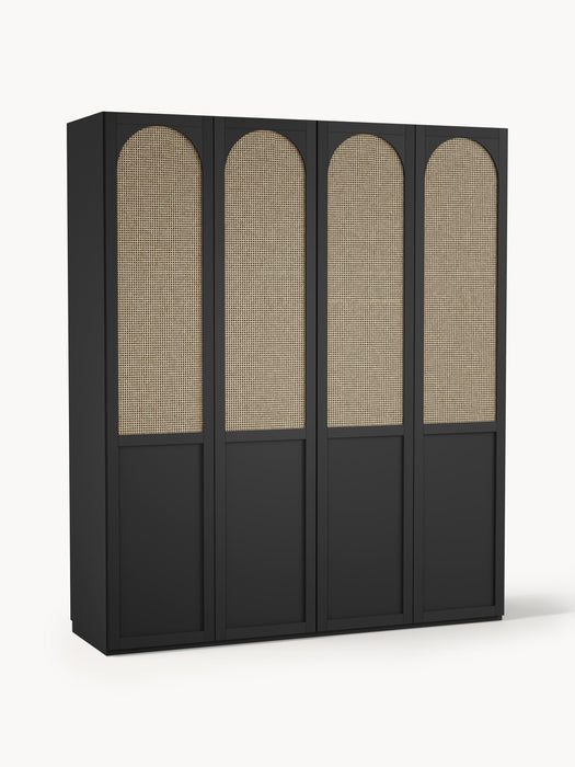 Modular Hinged Door Wardrobe Jeanne 200 cm Wide in various sizes