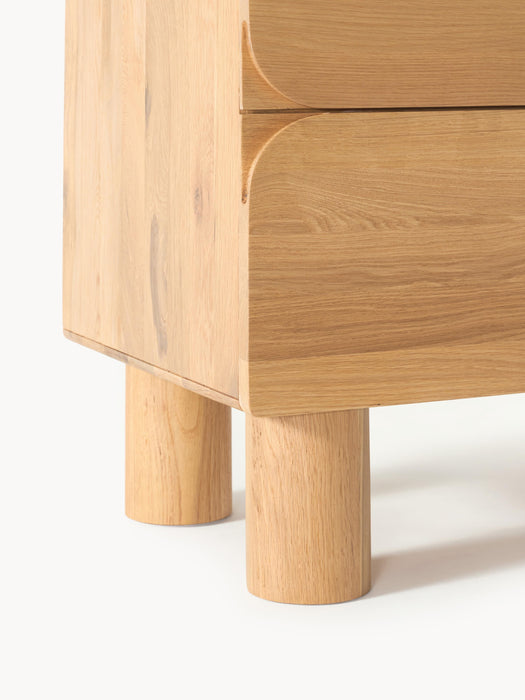 Oak Wood Chest of Drawers Cadi