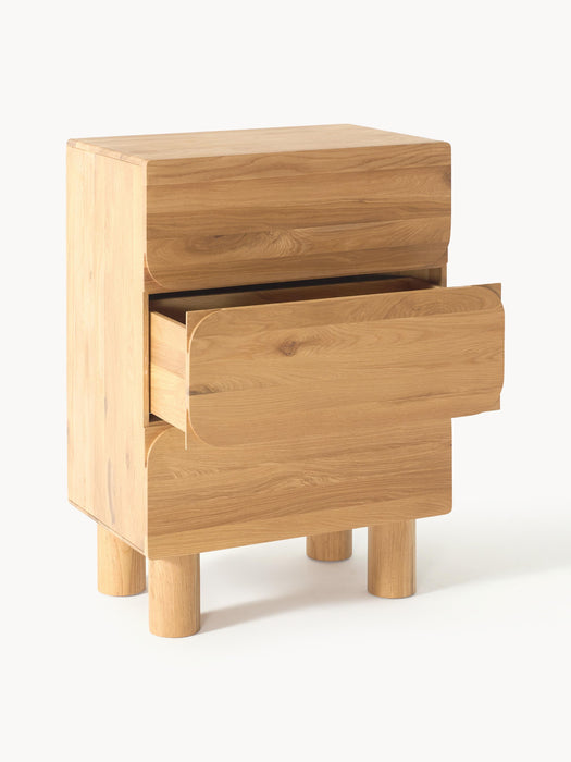 Oak Wood Chest of Drawers Cadi