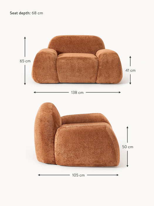 Teddy-Boucl Lounge Chair Wolke