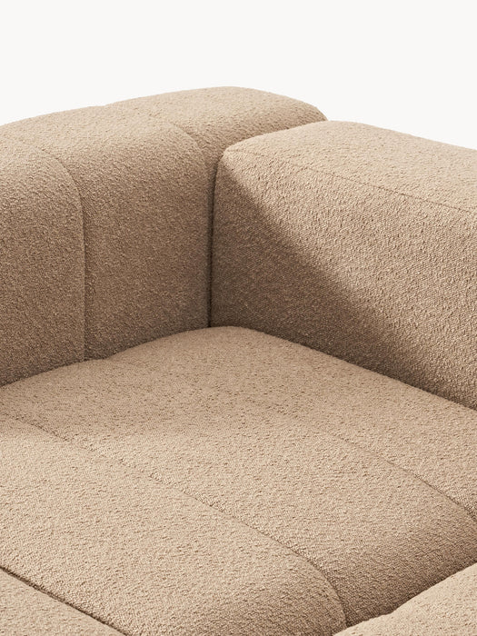 Boucl Modular Sofa Lena 4-seater with Ottoman leftright