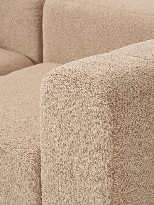 Boucl Modular Sofa Lena 4-seater with Ottoman leftright
