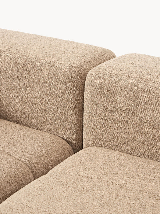 Boucl Modular Sofa Lena 4-seater with Ottoman leftright