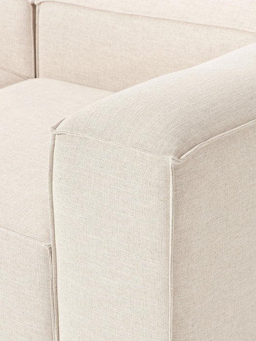 Linen Blend Modular Sofa Lennon 4-seater