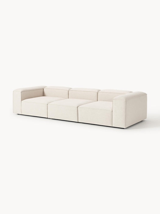 Linen Blend Modular Sofa Lennon 4-seater
