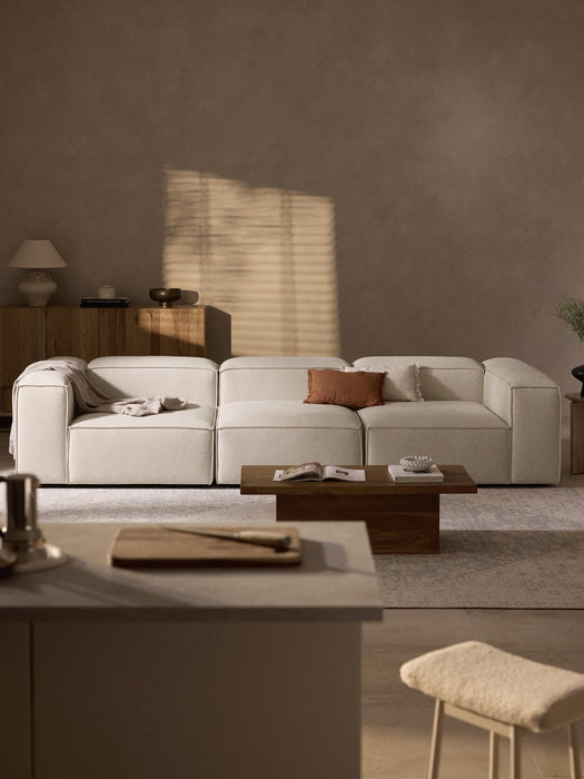 Lennon Linen Blend Modular Sofa (4-seater)