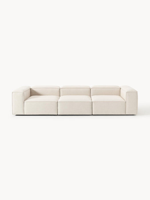 Linen Blend Modular Sofa Lennon 4-seater