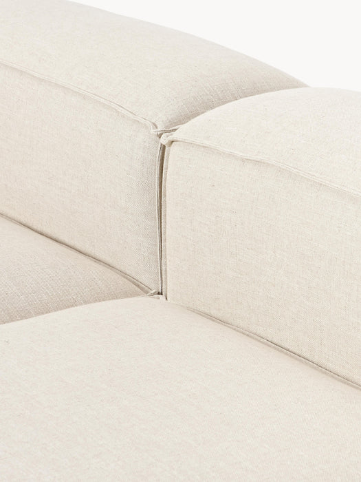 Linen Blend Modular Sofa Lennon 4-seater