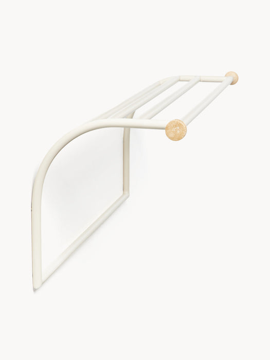 Disa Wall-mounted Coat Rack with Travertine Hooks