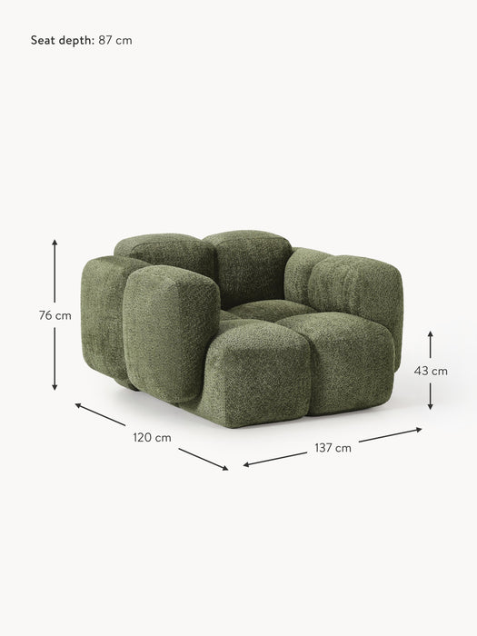 Teddy Boucl Lounge Chair Tayla