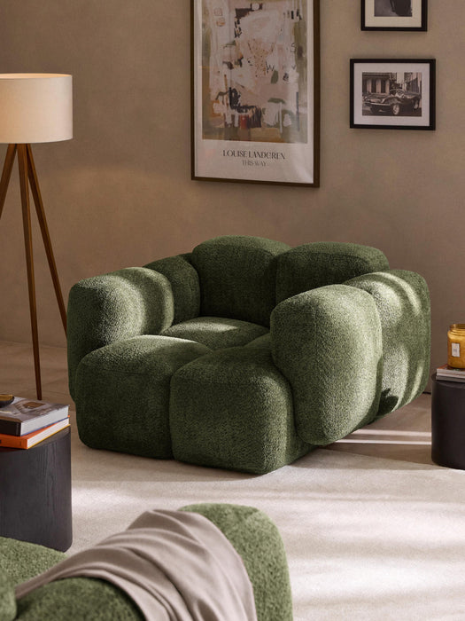 Tayla Teddy BouclÃ© Lounge Chair