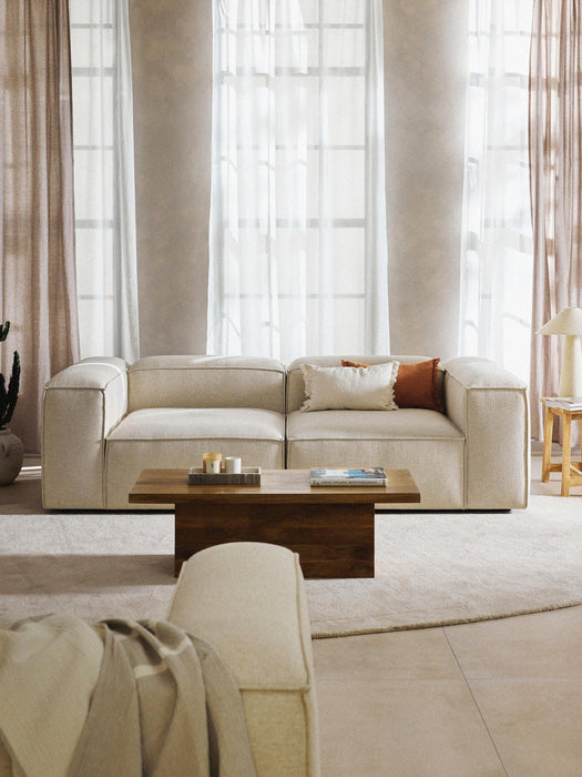 Lennon Linen Blend Modular Sofa (3-seater)