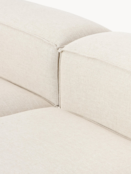 Linen Blend Modular Sofa Lennon 3-seater