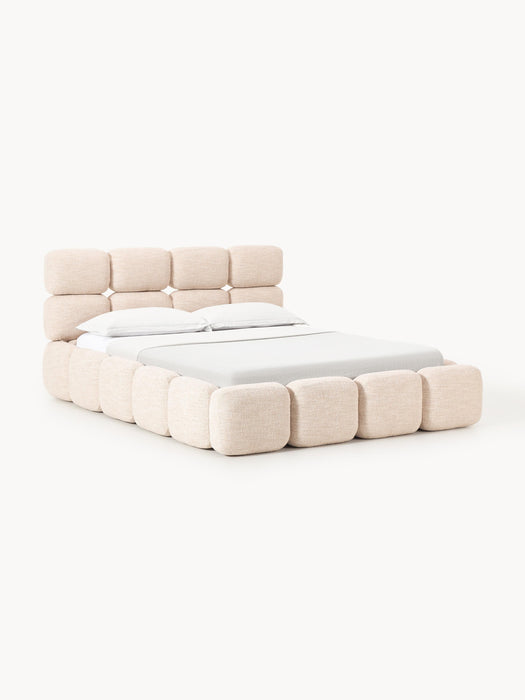 Upholstered Boucl Bed Tayla